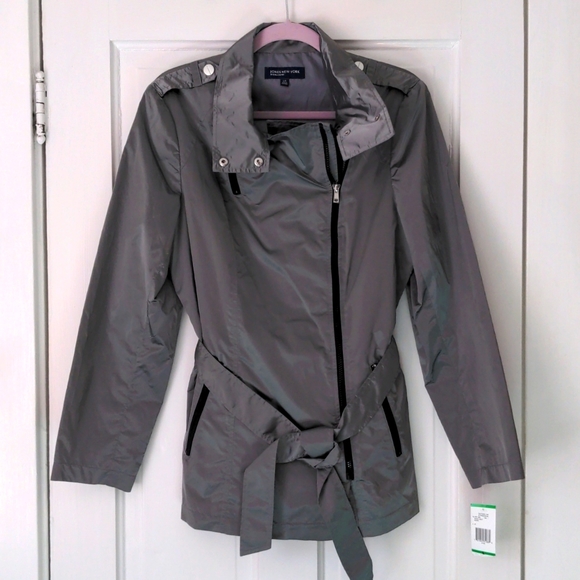 Stylish Light Jacket in Gray (NWT) - Picture 1 of 11